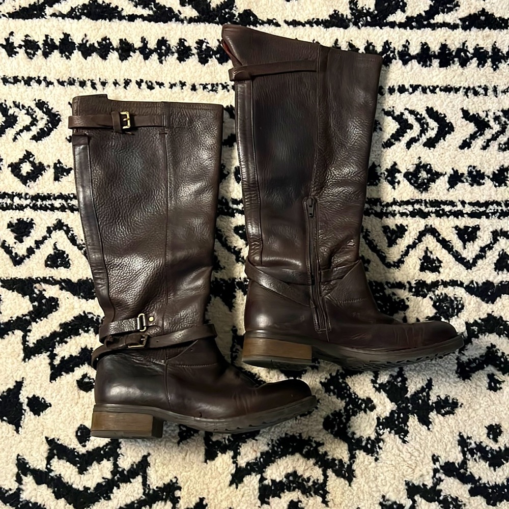 YaYa handmade Turkish made boots.  Goat leather, brown, euro size 38.